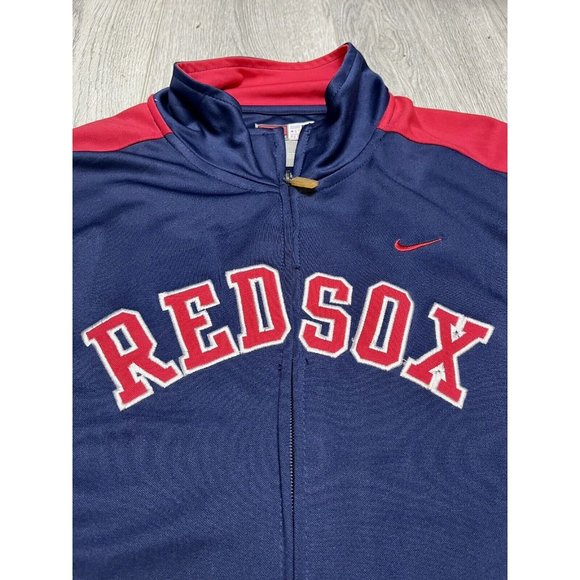 Boston Red Sox Nike MLB Genuine Merchandise Blue Track Jacket Size Youth XL - Picture 3 of 6